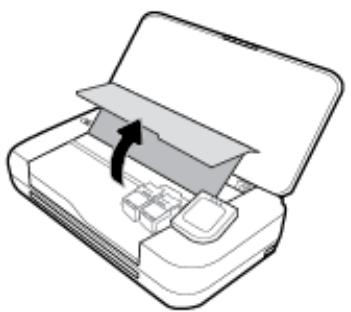 HP DESK 3730 Â - To clear a paper jam from the print carriage area - 1