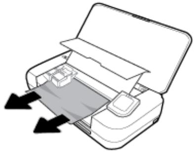 HP DESK 3730 Â - To clear a paper jam from the print carriage area - 2