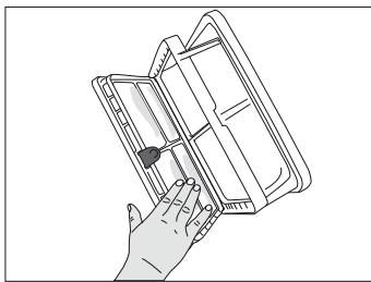 BEKO BDS8534W - Nettoyer le tiroir du filtré - 7
