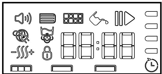 BEKO BDS8534W - Symboles de I'afficheur - 1