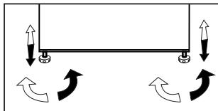 BEKO FN127920 - Adjusting the legs - 1