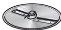 BOSCH MMBP1000 - Vendbar skæreskive - tyk/tynd - 1