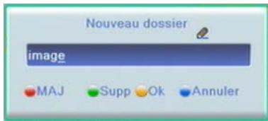 Nouveau dossier image MAJ Supp Ok Annuler