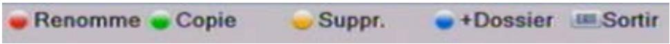 Renomme Copie Suppr. +Dossier Sortir