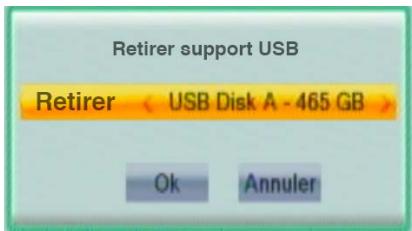 SEDEA SNT160HD - 4) Retirer le support USB en toute sécurité - 1