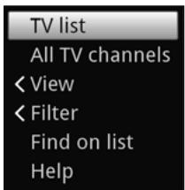TECHNISAT TECHNICORDER ISIO SC  -  TECHNICORDER ISIO STC - Selecting a list - 1