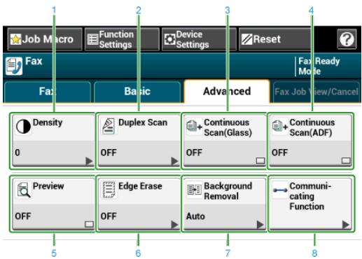 OKI C711DM - Onglet [Avancé] - 1