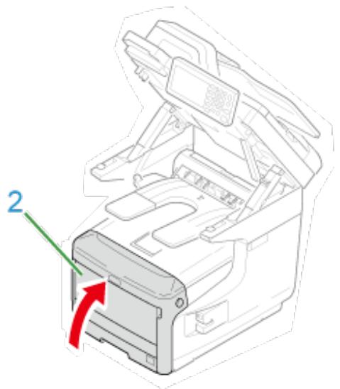OKI C711DM - Remplacez l'unité recto-verse (E) dans la machine. - 18