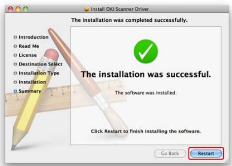 OKI C711DM - Installez le pilote du scanneur Mac OS X. - 3