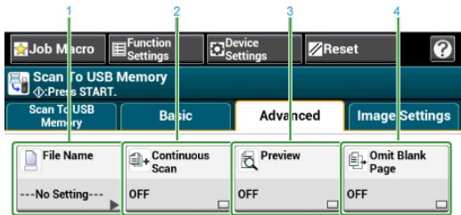OKI C711DM - Onglet [Advanced (Avancé)] - 1