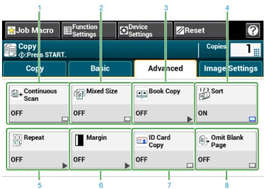 OKI C711DM - Onglet [Avancé] - 1