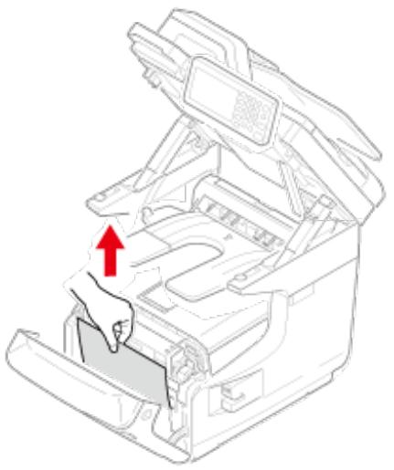 OKI C711DM - Remplacez l'unité recto-verse (E) dans la machine. - 5