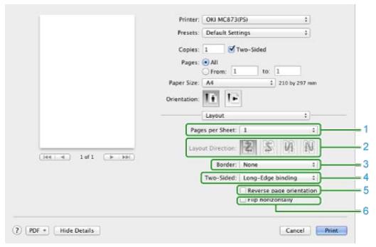 OKI C711DM - Panneau [Mise en page] - 1