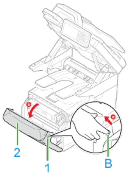 OKI C711DM - Remplacez l'unité recto-verse (E) dans la machine. - 15