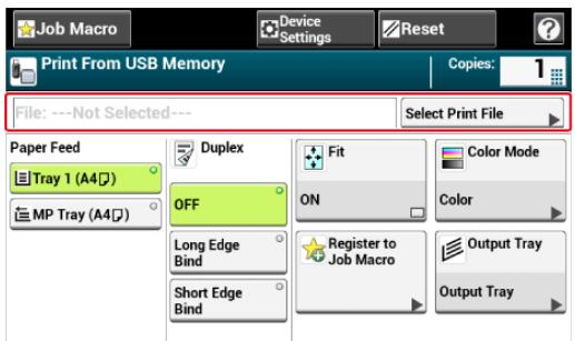 OKI C711DM - Insérez la clé USB dans le port USB. - 3