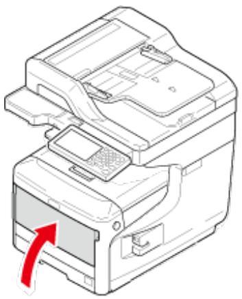 OKI C711DM - Fermez le bac MP. - 1