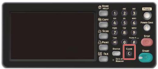 OKI C711DM - Supprimer un caractère saisi - 1