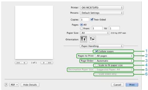 OKI C711DM - Panneau [Manipulation du papier] - 1
