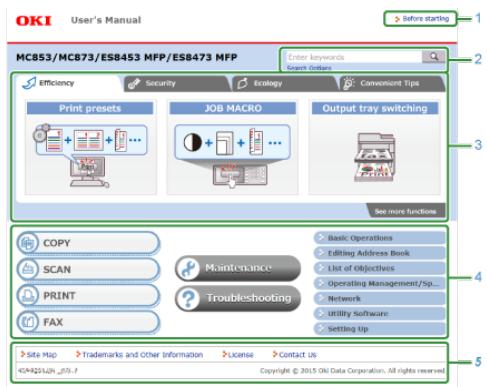 OKI C711DM - Page du haut - 1