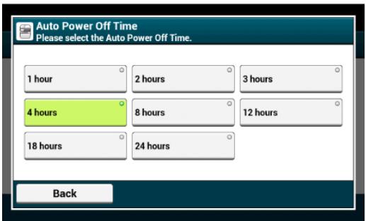 OKI C711DM - Définir le temps de transition - 1