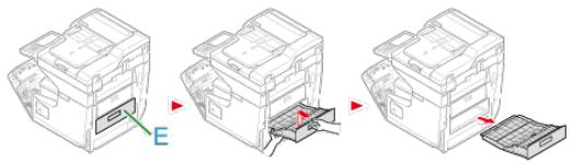 OKI C711DM - Remplacez l'unité recto-verse (E) dans la machine. - 7