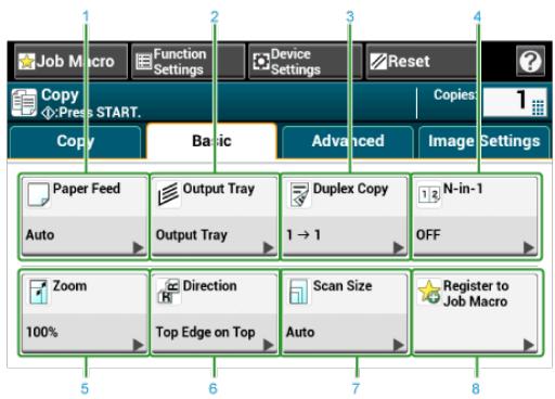 OKI C711DM - Onglet [Basique] - 1
