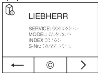 LIEBHERR SBSES7165A - WARNING - 2