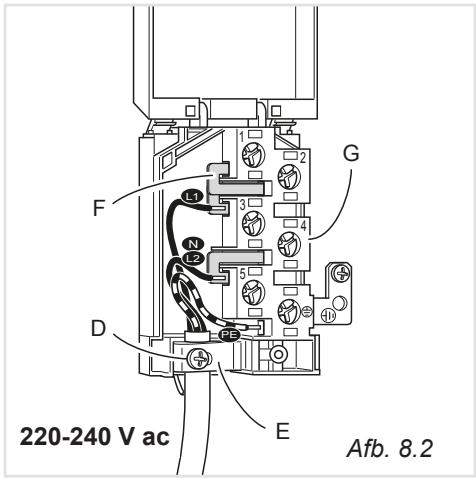 220-240 V ac Afb. 8.2