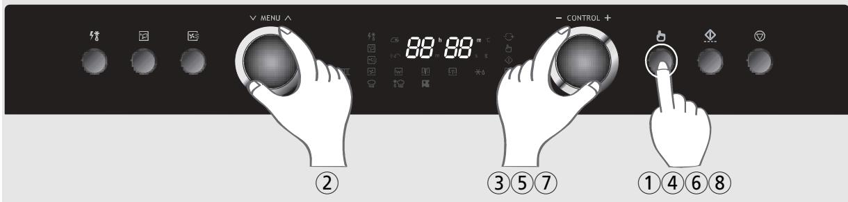 DAEWOO KOR1N1AB - RéGLAGES DE L'HORLOGE - 1