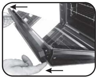 CANDY FXP896SX - REINIGUNG DER BACKOFEN-GLASTÜR - 4