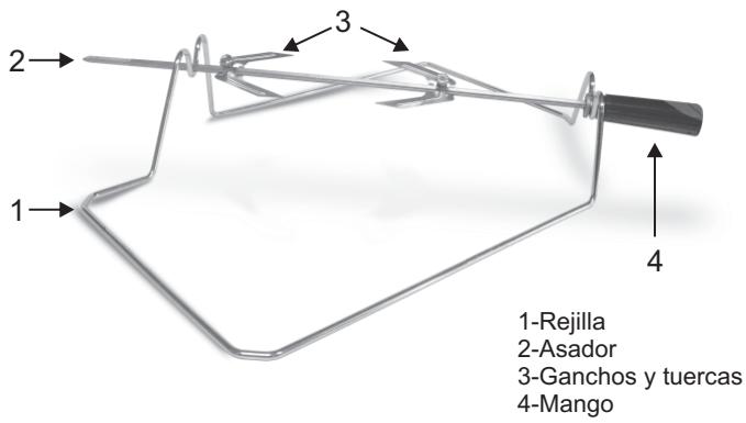 CANDY FXP896SX - ASADOR (DEPENDE DEL MODELO) - 1