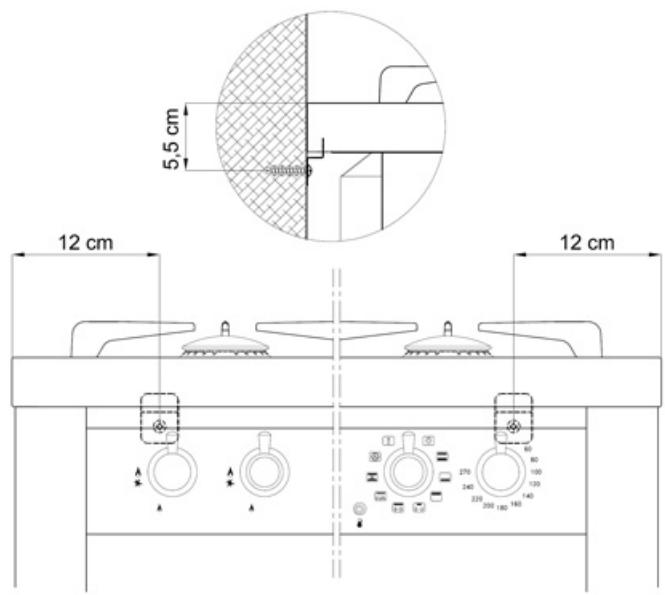 LOFRA PBIG96GVT/C - POSIZIONAMENTO DELLA CUCINA - 6