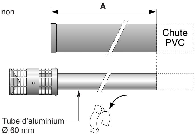 FRISQUET HYDROCONFORT VENTOUSE 80 450 - a) Mettre à dimension la micro ventouse : - 5