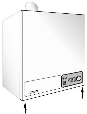 FRISQUET HYDROCONFORT VENTOUSE 80 450 - - Accrochage de la chaudière - 1