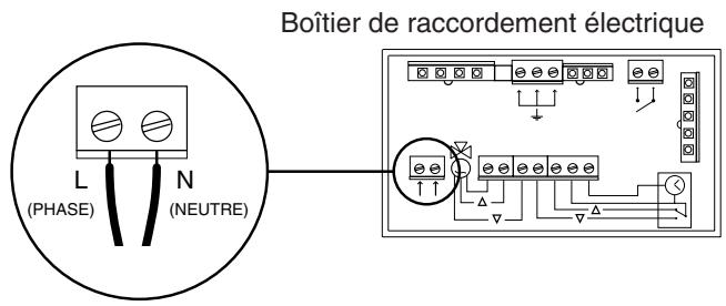 FRISQUET HYDROCONFORT VENTOUSE 80 450 - - Raccordement du circuit électrique - 1