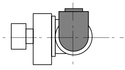 FRISQUET HYDROCONFORT VENTOUSE 80 450 - b) Préparer le support ventilateur - 2