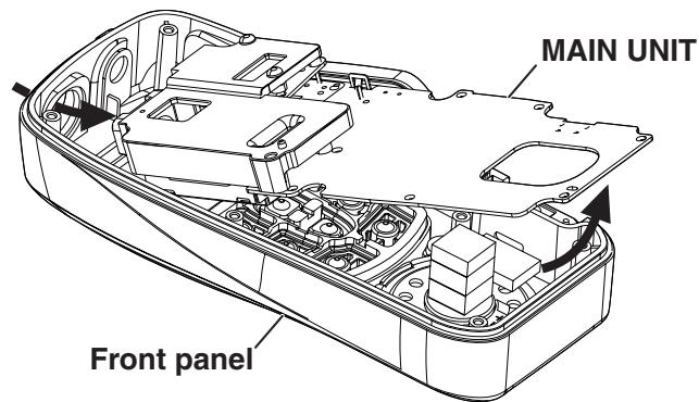 ICOM IC-M25EURO - Removing the MAIN UNIT - 4