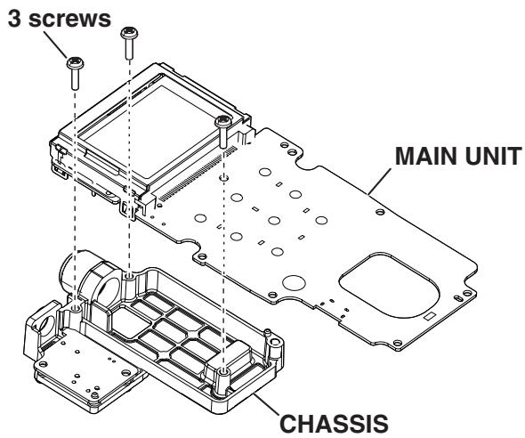 ICOM IC-M25EURO - Removing the CHASSIS - 2