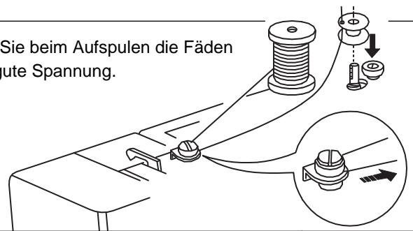 BLAUPUNKT COMFORT 930 - Aufspulen des Unterfadens - 1