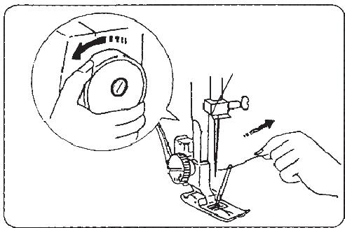 BLAUPUNKT CASUAL 845 - Drawing up Bobbin Thread - 2