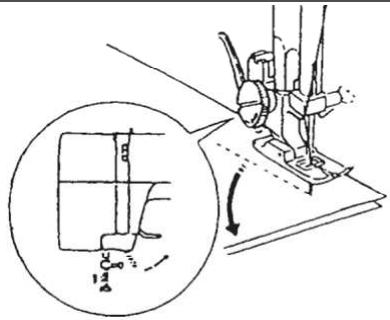 BLAUPUNKT CASUAL 845 - To Change the Sewing Directions - 1
