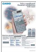 CASIO GRAPH 35+E II - SALES PROMOTION MATERIALS, NEWSPAPER/MAGAZINE ADVERTISEMENT AND ACTIVITIES - 5