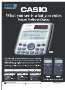 CASIO GRAPH 35+E II - SALES PROMOTION MATERIALS, NEWSPAPER/MAGAZINE ADVERTISEMENT AND ACTIVITIES - 7