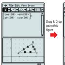 CASIO FX-220 PLUS SCIENTIFIQUE - Geometric Graphing by using the Drag & Drop Function - 1