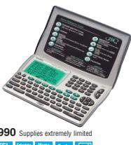 CASIO FX-220 PLUS SCIENTIFIQUE - Digital Diary with PC-link - 6