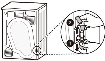 LG RH9052IX - Installer le tuyau de vidange - 1