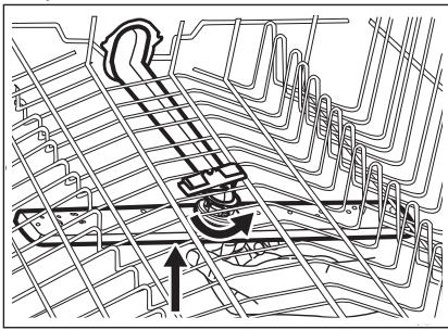 IKEA RENODLAD - Cleaning the upper spray arm - 3