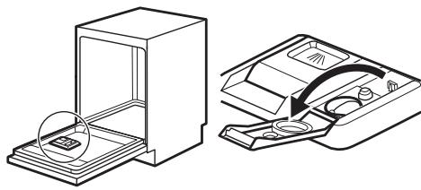 IKEA RENODLAD - Filling the rinse aid dispenser - 1