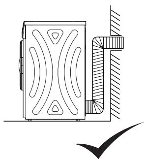 FAR SLEE7MI18W - Installation du conduit flexible : - 2