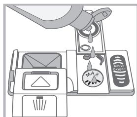 INDESIT DFP58T94Z - Charger le produit de rinçage - 2